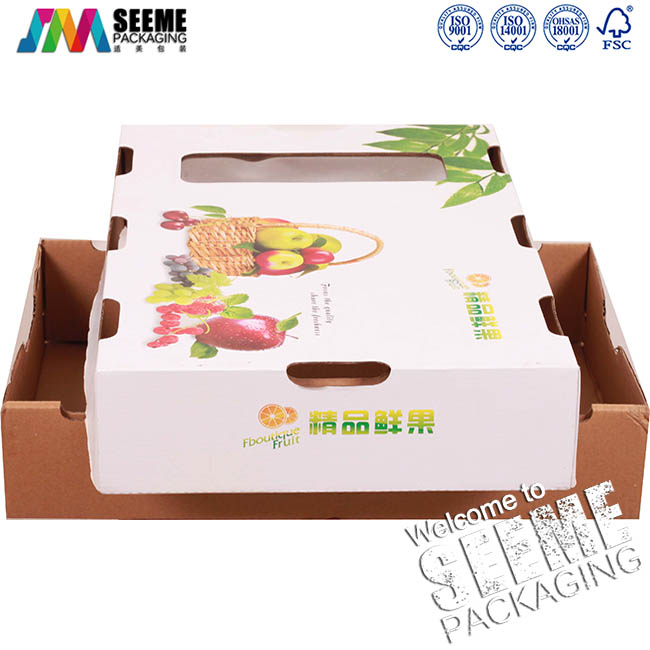 水果包装盒-瓦楞纸苹果盒