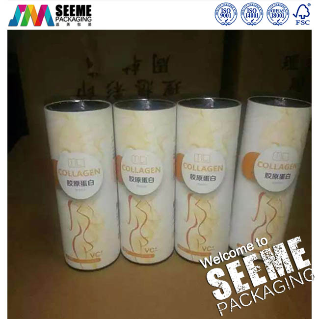 保健品包装-胶原蛋白纸筒