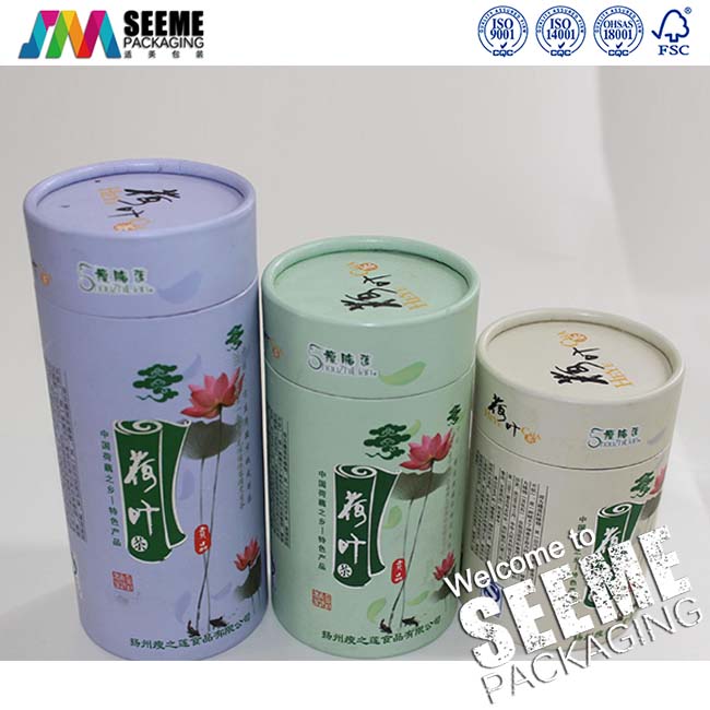 荷叶茶、茶叶纸筒