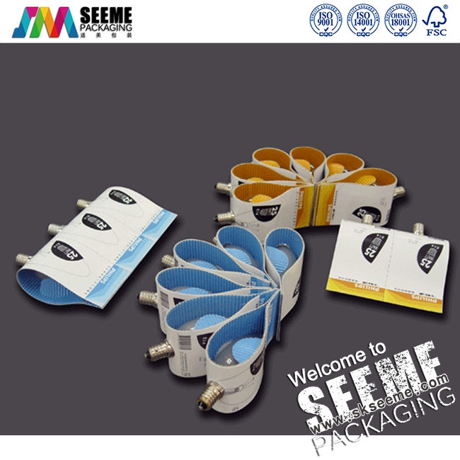 日用品包装-灯泡瓦楞纸创意包装