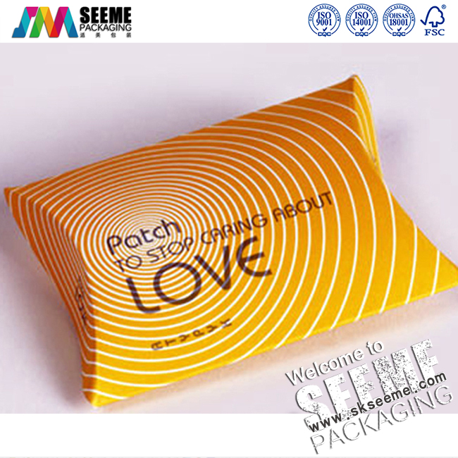 企业小礼品枕头盒包装