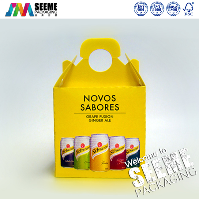 饮料包装手提盒