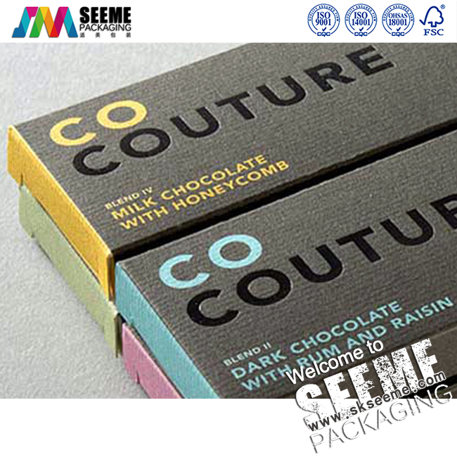 巧克力特种纸压纹专色烫黑