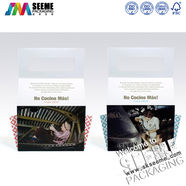 手提食品袋包装-手提食品盒 创意食品盒 方便盒