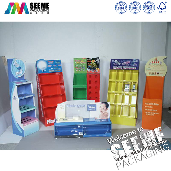 各种商品展示架、展示盒高低大小集合