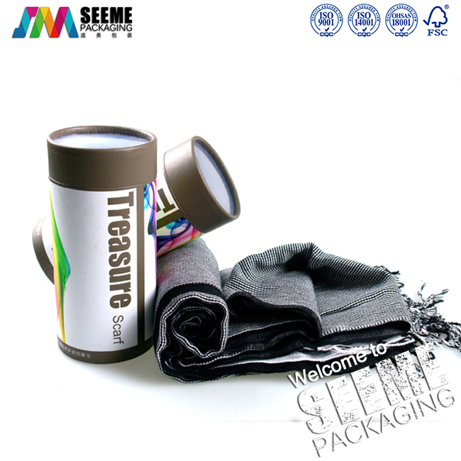 精装围巾包装纸筒