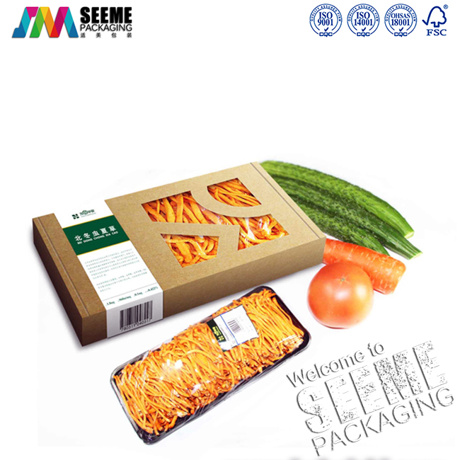 高档水果开窗飞机盒