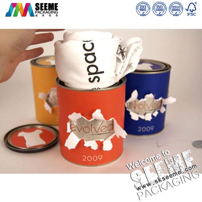 服装T恤衫包装纸罐3