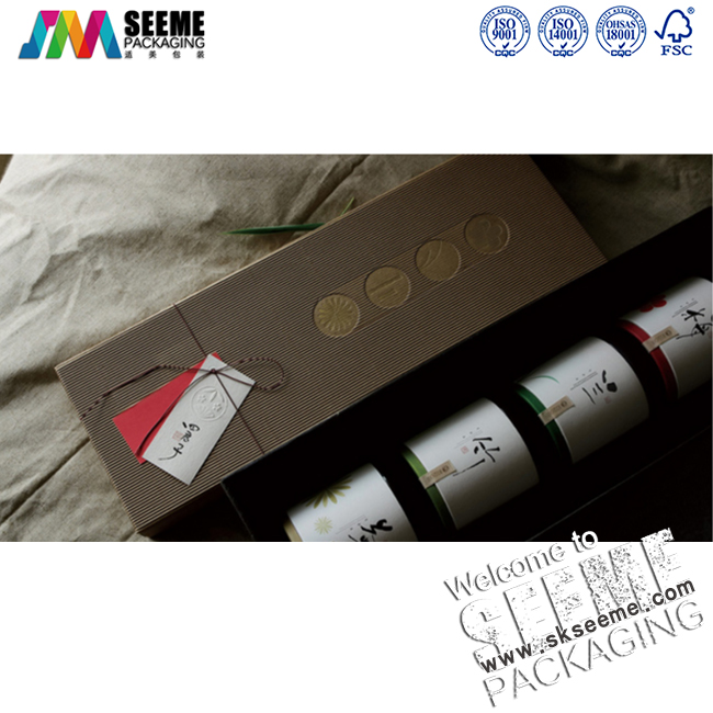 精装茶叶礼盒套装纸罐