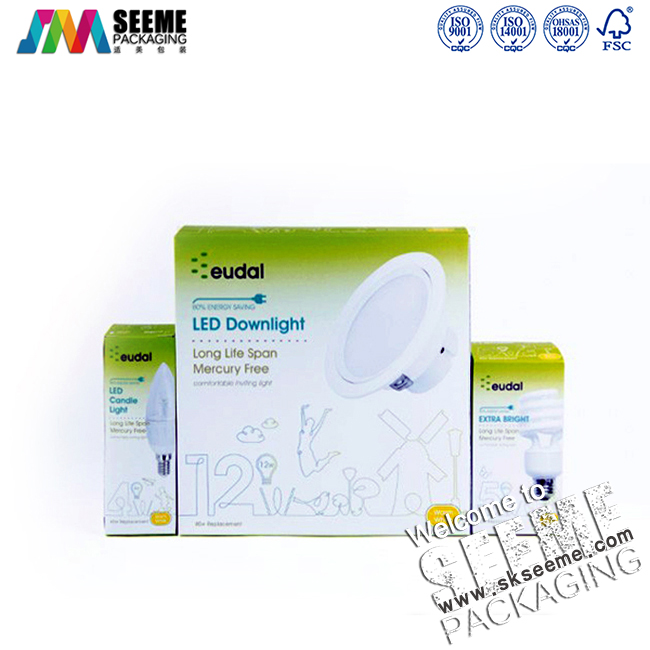 日用品包装-灯泡单粉卡包装