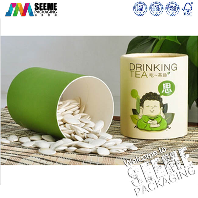 干果瓜子纸筒包装