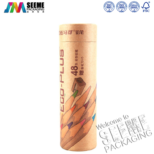 彩色铅笔纸罐